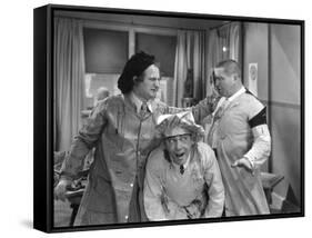 The Three Stooges: In Your Face!-null-Framed Stretched Canvas