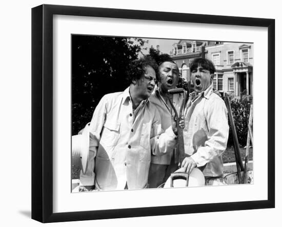 The Three Stooges: The Garden Shop Trio-null-Framed Photo