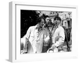 The Three Stooges: The Garden Shop Trio-null-Framed Photo