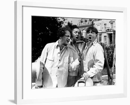 The Three Stooges: The Garden Shop Trio-null-Framed Photo