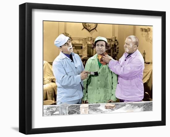 The Three Stooges: The Painters Three!-null-Framed Photo