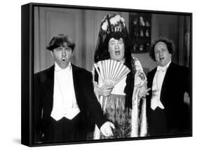 The Three Stooges: The Singing Stooges-null-Framed Stretched Canvas