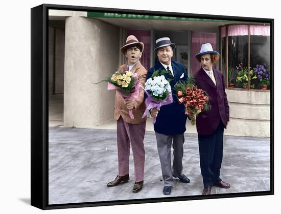 The Three Stooges: Three Dapper Dans-null-Framed Stretched Canvas