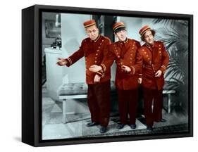 The Three Stooges: Welcome to Hotel Knuckleheads-null-Framed Stretched Canvas