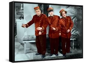 The Three Stooges: Welcome to Hotel Knuckleheads-null-Framed Stretched Canvas