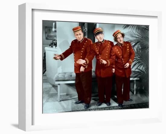 The Three Stooges: Welcome to Hotel Knuckleheads-null-Framed Photo