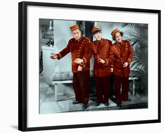 The Three Stooges: Welcome to Hotel Knuckleheads-null-Framed Photo