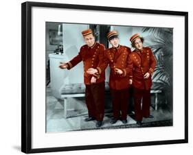 The Three Stooges: Welcome to Hotel Knuckleheads-null-Framed Photo