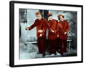 The Three Stooges: Welcome to Hotel Knuckleheads-null-Framed Photo