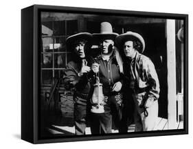 The Three Stooges: Which Way Is West?-null-Framed Stretched Canvas