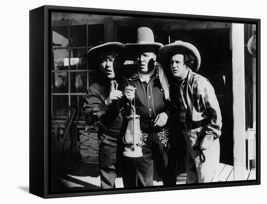 The Three Stooges: Which Way Is West?-null-Framed Stretched Canvas