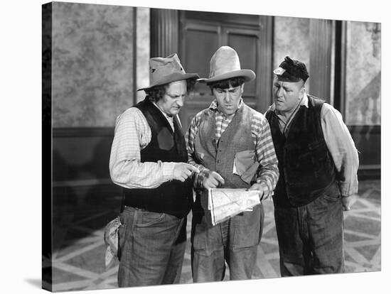 The Three Stooges: Wish We Had GPS-null-Stretched Canvas