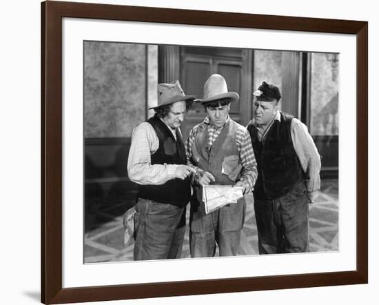 The Three Stooges: Wish We Had GPS-null-Framed Photo