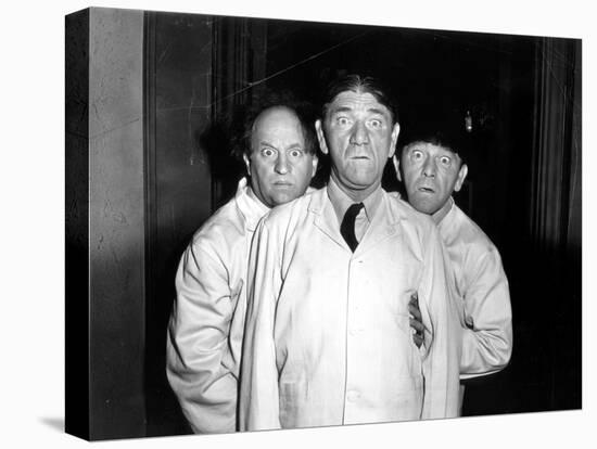 The Three Stooges: You Go Ahead. We'll Be Right Behind You!-null-Stretched Canvas