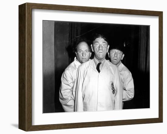 The Three Stooges: You Go Ahead. We'll Be Right Behind You!-null-Framed Photo