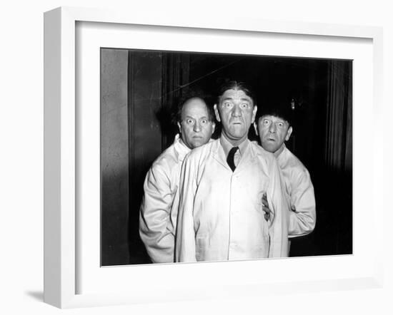 The Three Stooges: You Go Ahead. We'll Be Right Behind You!-null-Framed Photo