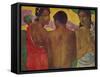 'The Three Tahitians', 1899-Paul Gauguin-Framed Stretched Canvas