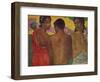 'The Three Tahitians', 1899-Paul Gauguin-Framed Giclee Print