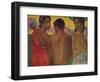'The Three Tahitians', 1899-Paul Gauguin-Framed Giclee Print