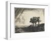 The Three Trees, 1643-Rembrandt van Rijn-Framed Giclee Print