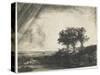 The Three Trees, 1643-Rembrandt van Rijn-Stretched Canvas