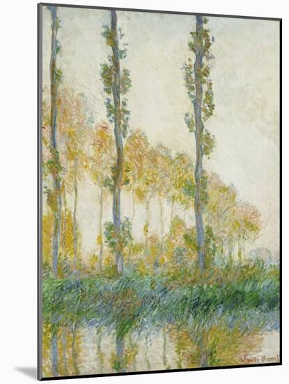 The Three Trees, Autumn, 1891-Claude Monet-Mounted Giclee Print