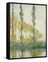 The Three Trees, Autumn, 1891-Claude Monet-Framed Stretched Canvas