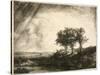 the Three Trees-Rembrandt van Rijn-Stretched Canvas