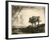 the Three Trees-Rembrandt van Rijn-Framed Giclee Print