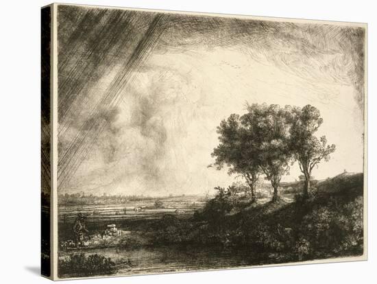 the Three Trees-Rembrandt van Rijn-Stretched Canvas