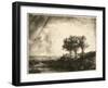 the Three Trees-Rembrandt van Rijn-Framed Giclee Print