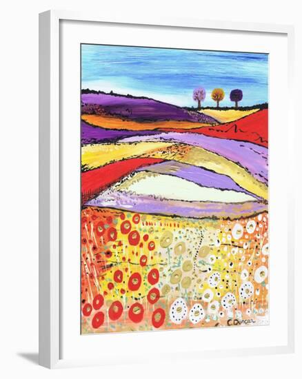 The Three Trees-Caroline Duncan-Framed Giclee Print