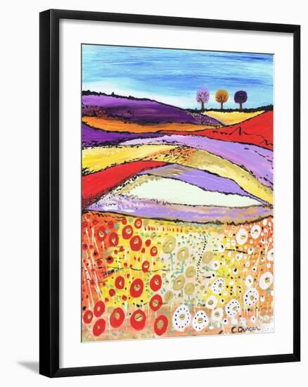 The Three Trees-Caroline Duncan-Framed Giclee Print