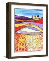 The Three Trees-Caroline Duncan-Framed Giclee Print