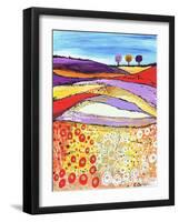 The Three Trees-Caroline Duncan-Framed Giclee Print