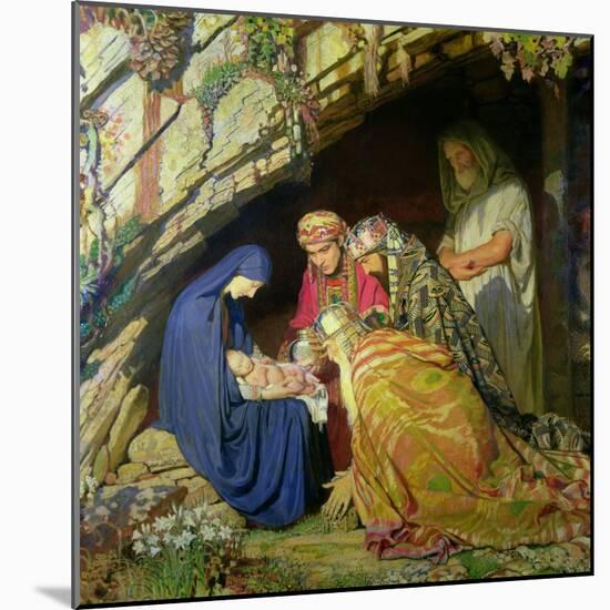 The Three Wise Kings-George Spencer Watson-Mounted Giclee Print