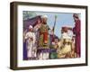 The Three Wise Men Asking Herod "Where Is the Babe Who Is Born to Be King of the Jews?"-Pat Nicolle-Framed Giclee Print