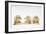 The Three Wise Monkeys-Japanese School-Framed Giclee Print