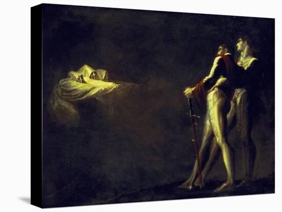 The Three Witches Appearing to Macbeth and Banquo, 1800-1810-Henry Fuseli-Stretched Canvas