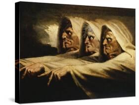 The Three Witches, or the Weird Sisters-Henry Fuseli-Stretched Canvas