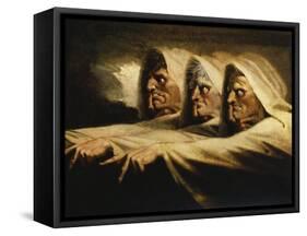 The Three Witches, or the Weird Sisters-Henry Fuseli-Framed Stretched Canvas