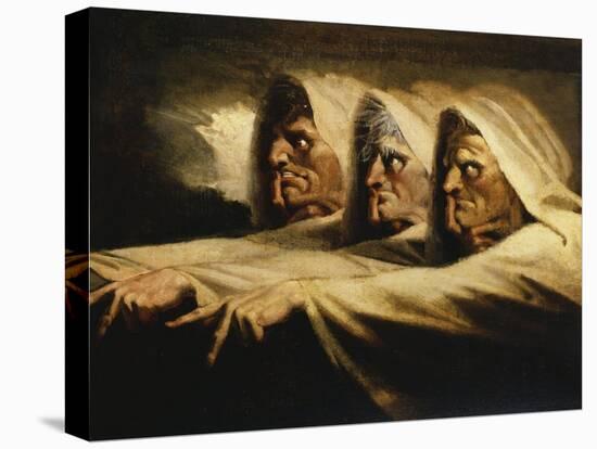 The Three Witches, or the Weird Sisters-Henry Fuseli-Stretched Canvas