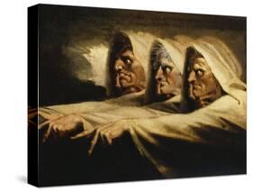 The Three Witches, or the Weird Sisters-Henry Fuseli-Stretched Canvas