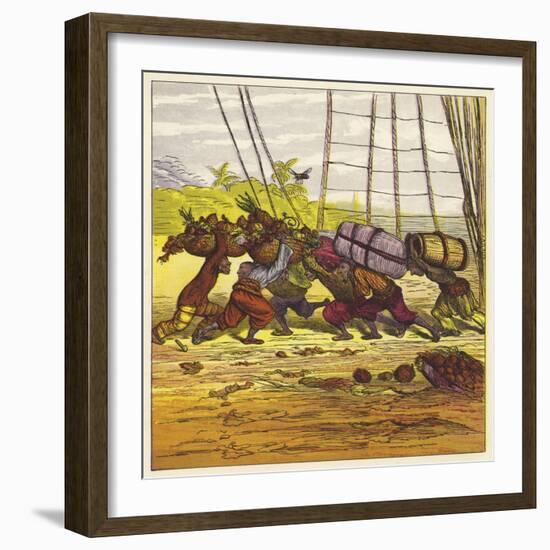 The Three Youthful Mariners-Ernest Henry Griset-Framed Giclee Print