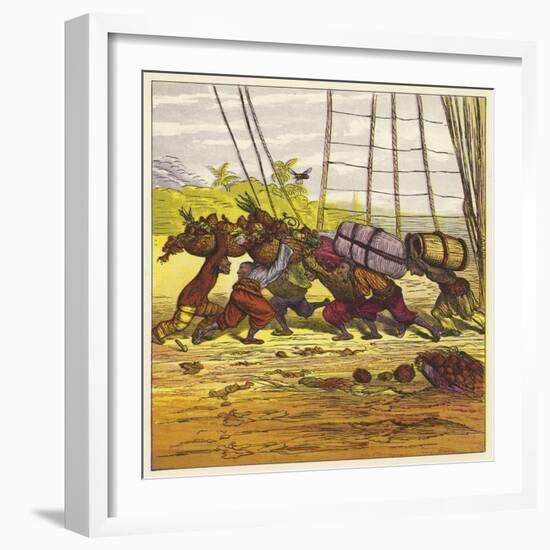 The Three Youthful Mariners-Ernest Henry Griset-Framed Giclee Print