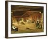 The Threshing Floor, 1821 (Oil on Canvas)-Aleksei Gavrilovich Venetsianov-Framed Giclee Print