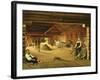 The Threshing Floor, 1821 (Oil on Canvas)-Aleksei Gavrilovich Venetsianov-Framed Giclee Print