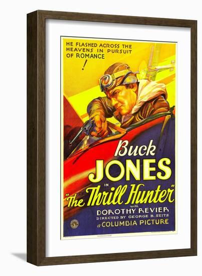 The Thrill Hunter, Buck Jones, 1933-null-Framed Photo