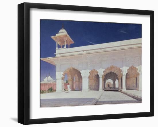 The Throne Hall of the Mughal Emperors in the Delhi Fort, 1875-Vasili Vasilyevich Vereshchagin-Framed Giclee Print