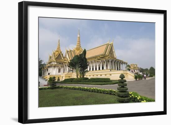 The Throne Hall, the Royal Palace, Phnom Penh, Cambodia-Robert Harding-Framed Photographic Print